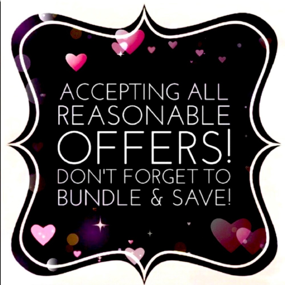 Negotiable! Let’s talk offers😉!!